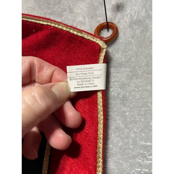 Vintage Christmas Reindeer Advent Calendar Wall Hanging Pockets by Simply Felt - Picture 7 of 9